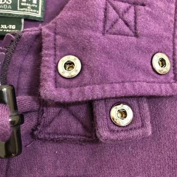 Roots Girl’s Purple Jacket Size Extra Large - Picture 5 of 16